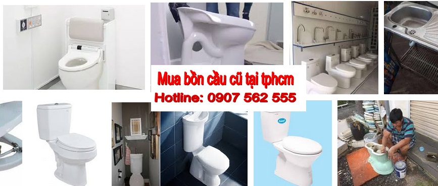 mua bàn cầu cũ ở tại tphcm